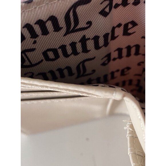 JUICY COUTURE GIRLIE ROYALTY Double Sided Trifold Wallet Chiffon Pink NEW - Picture 8 of 11